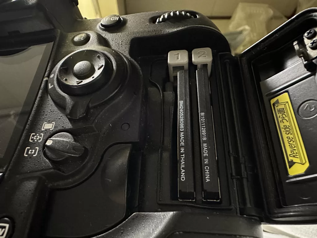 ダブルスロット部分