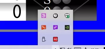 キャプチャアプリ起動後　赤