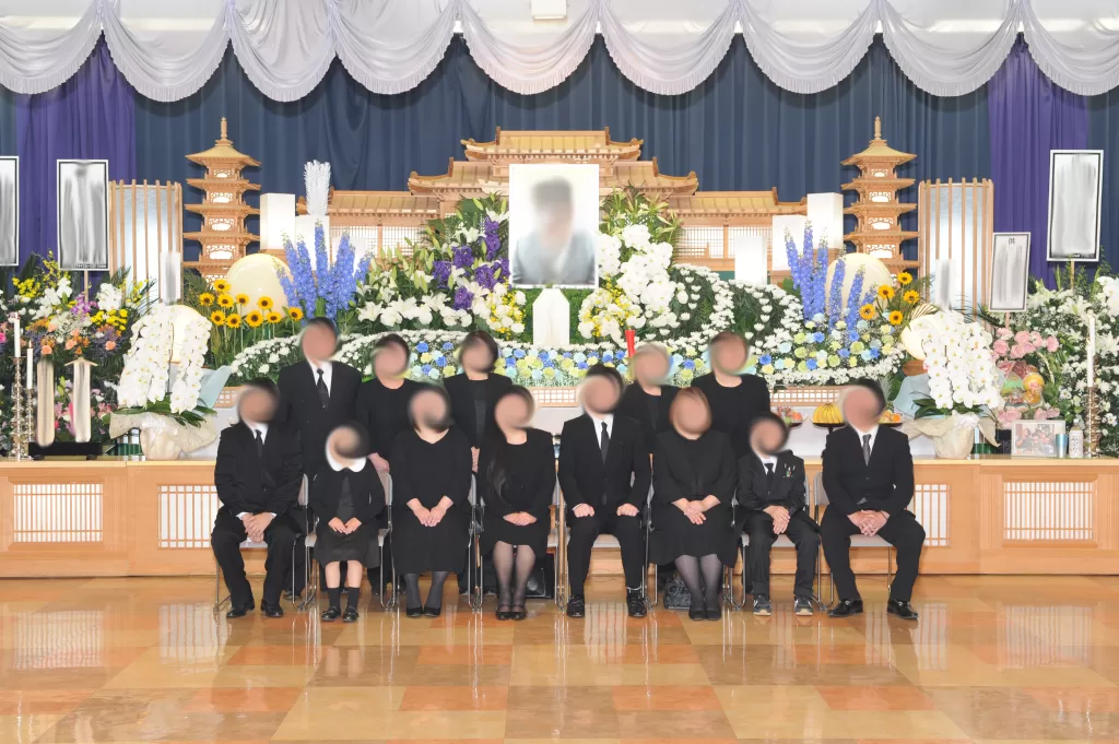 葬式の集合例