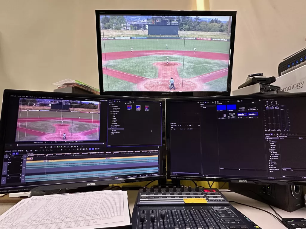 作業pcトリプルモニター