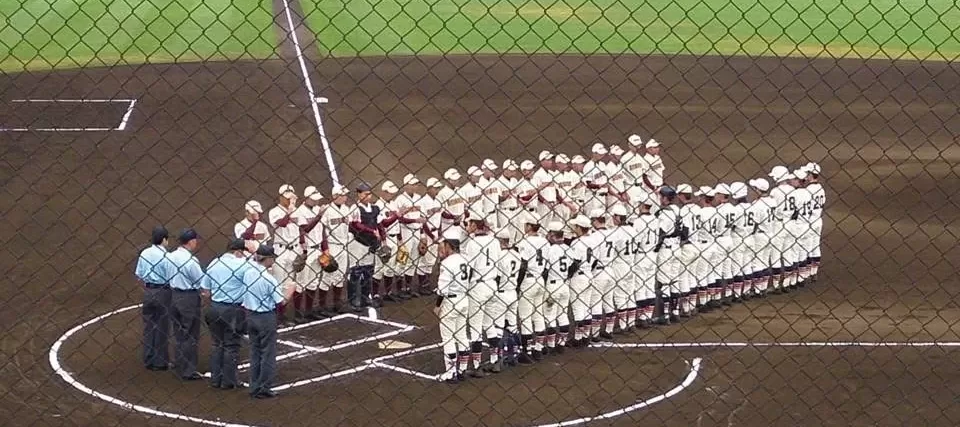 朝の野球　第一試合8時