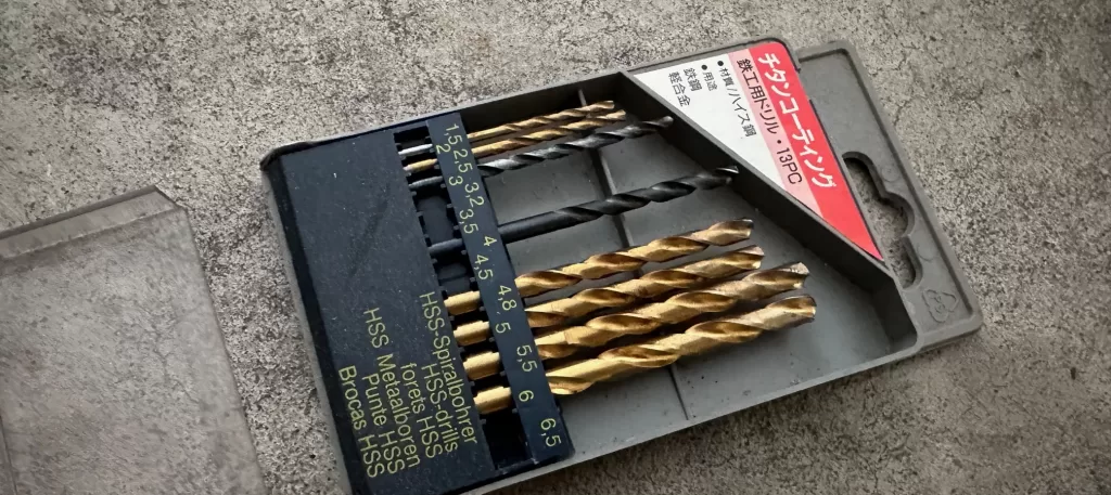 ドリルの刃いろいろ