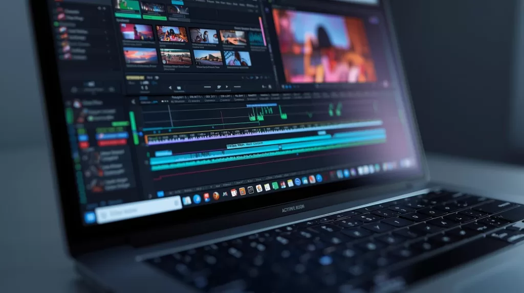 ノートパソコンで動画編集